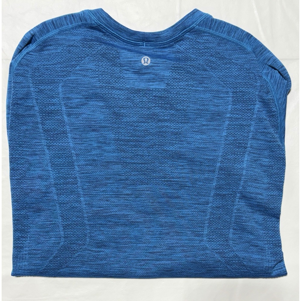 Lululemon Men's Metal Vent Tech Long Sleeve Shirt Blue Heather Size M